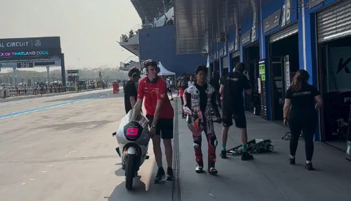 Veda Ega Pratama Kejutkan Moto3 Thailand 2026, Langsung Tembus 6 Besar di FP1