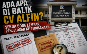 Ada Apa di Balik CV Alfin? Sekda Bone Lempar Penjelasan ke Perusahaan