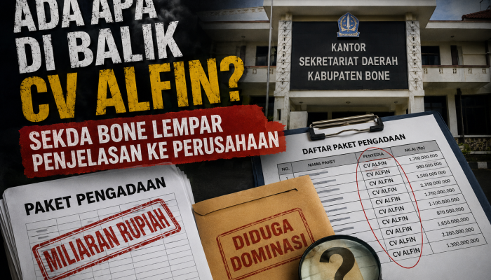 Ada Apa di Balik CV Alfin? Sekda Bone Lempar Penjelasan ke Perusahaan