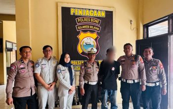 Satlantas Polres Bone Temukan Motor Hasil Curian, Satu Orang Diamankan