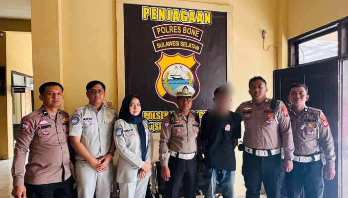 Satlantas Polres Bone Temukan Motor Hasil Curian, Satu Orang Diamankan